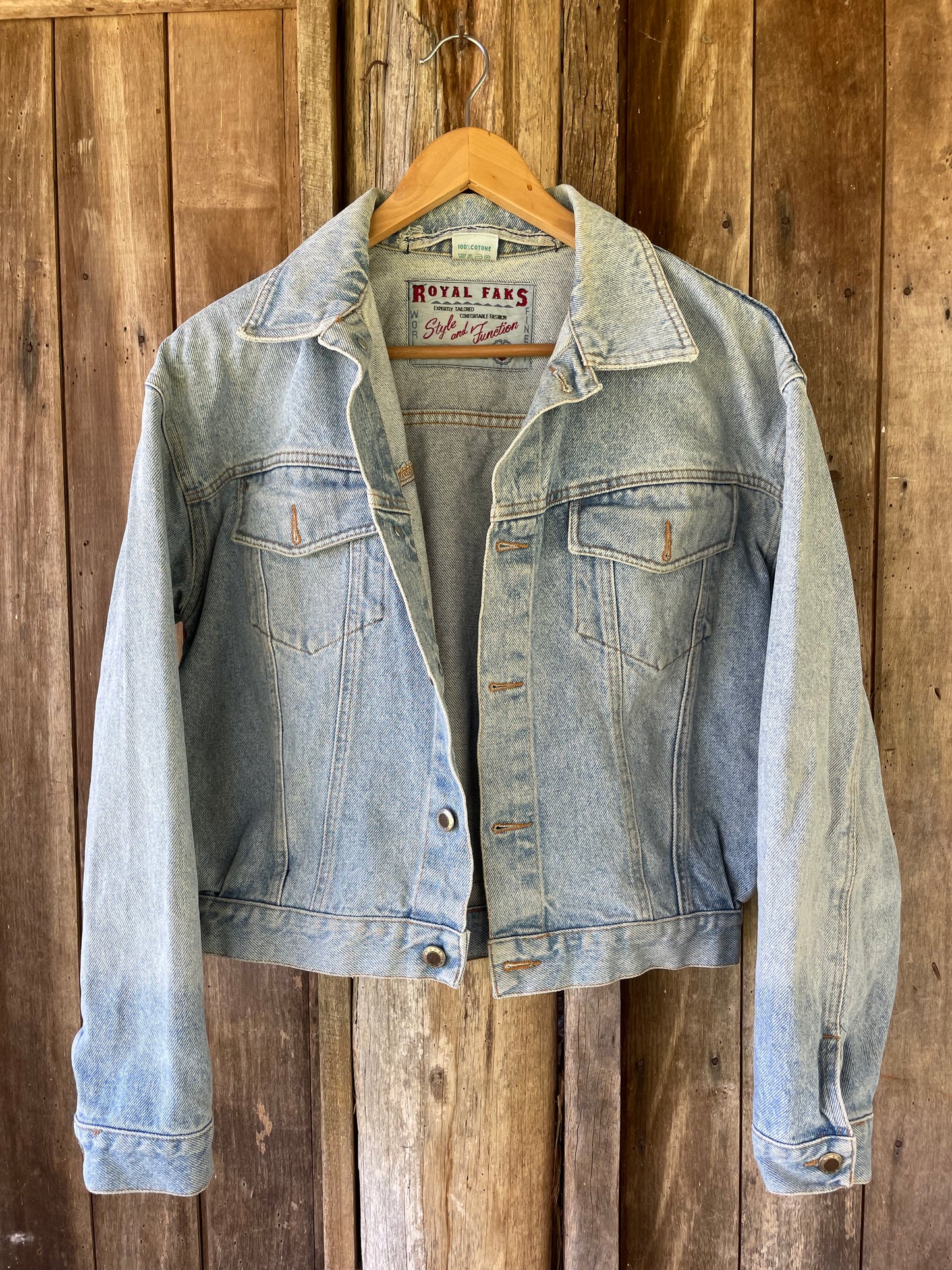 Vintage denim jacket (XS-L)