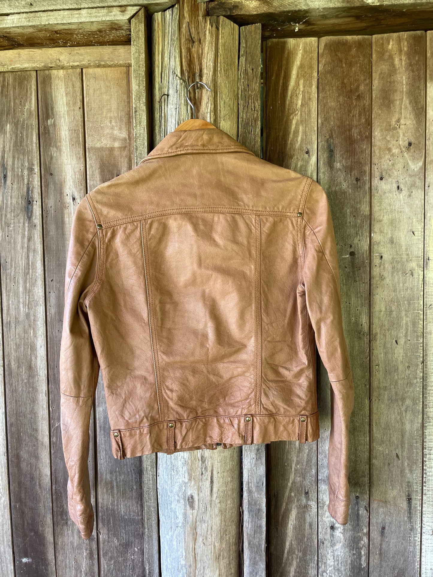 Brown leather jacket (6)