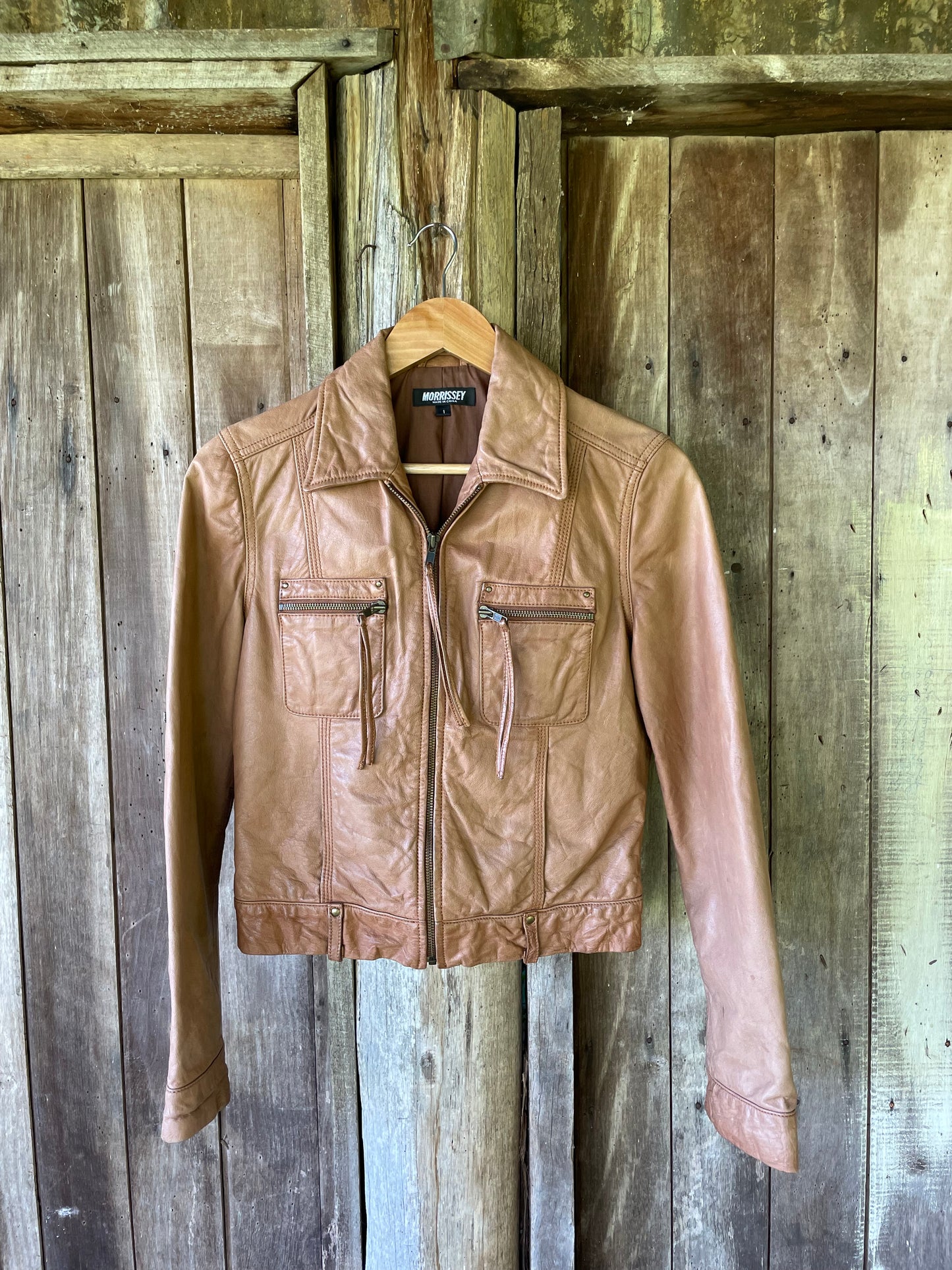 Brown leather jacket (6)
