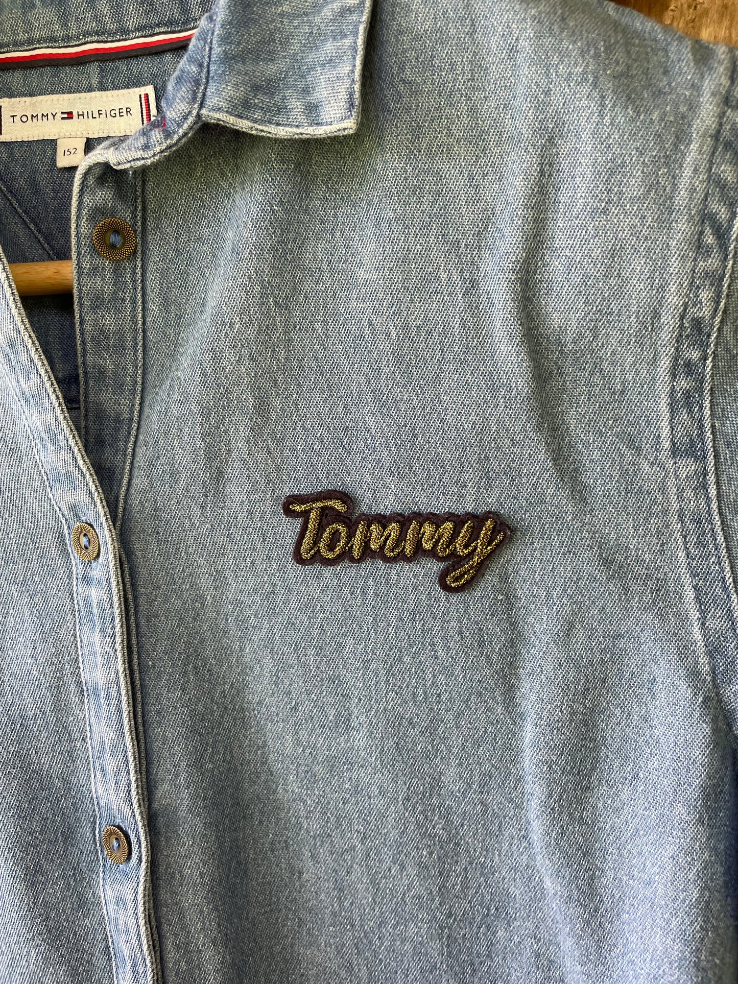 Kids denim tommy shirt (11-12)