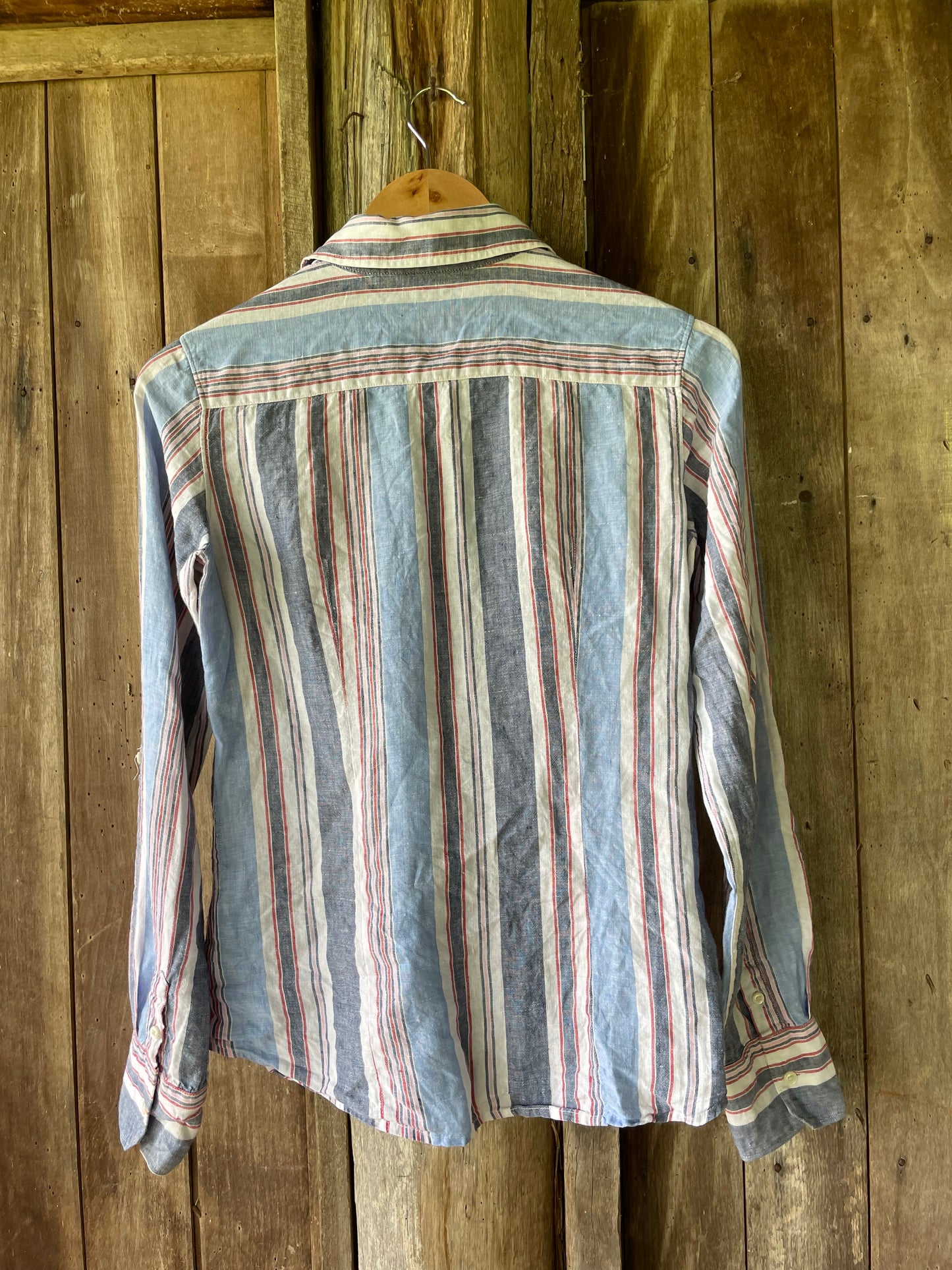 Striped Tommy Hilfiger linen shirt (6)