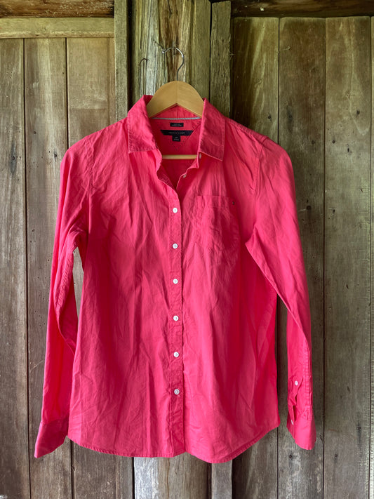 Pink Tommy Hilfiger shirt (S)