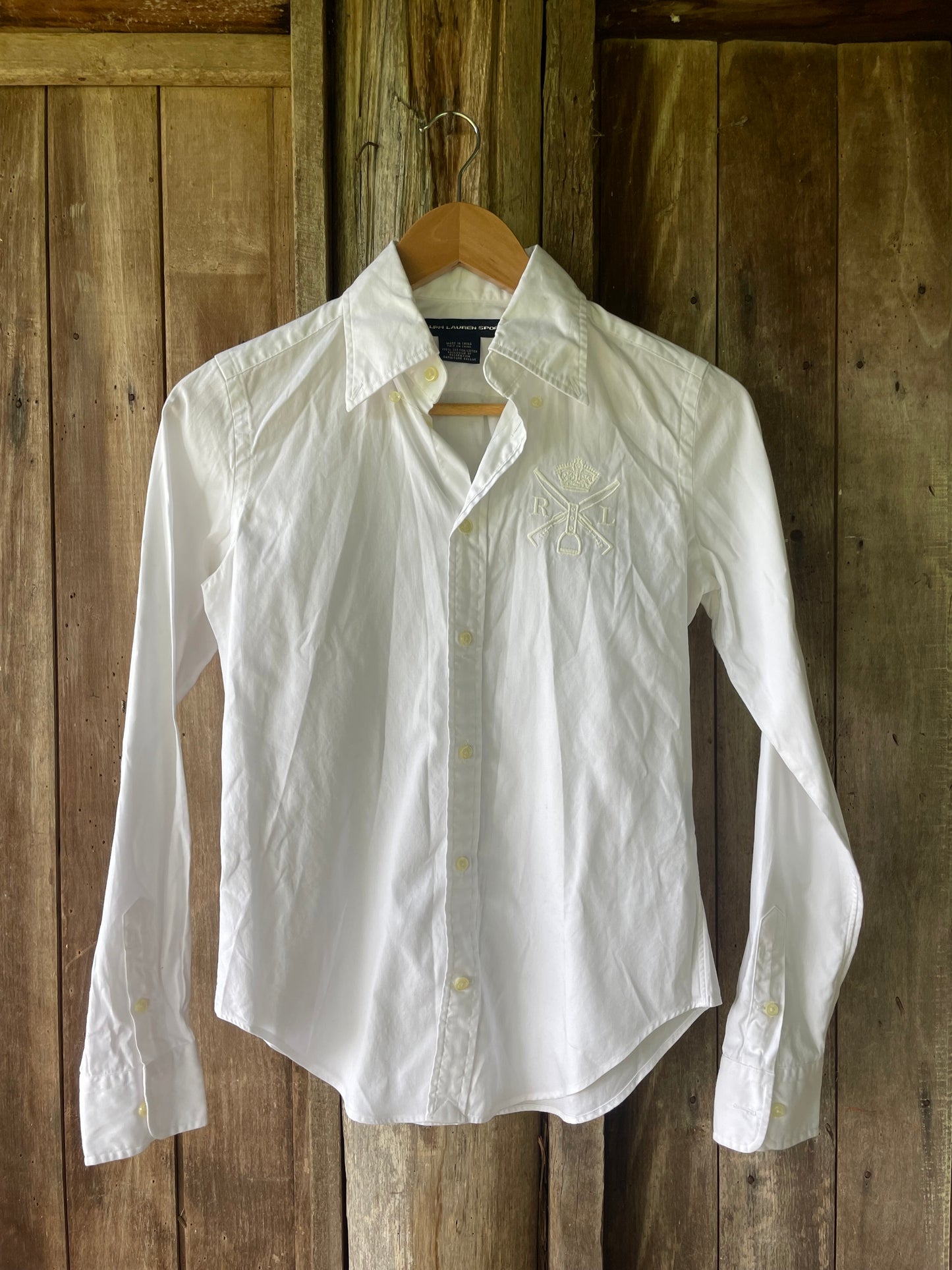 White Ralph Lauren shirt