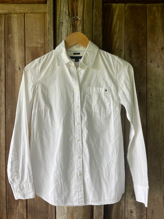 White Tommy Hilfiger shirt (XS)