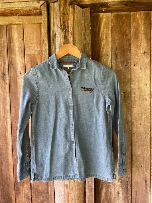 Kids denim tommy shirt (11-12)