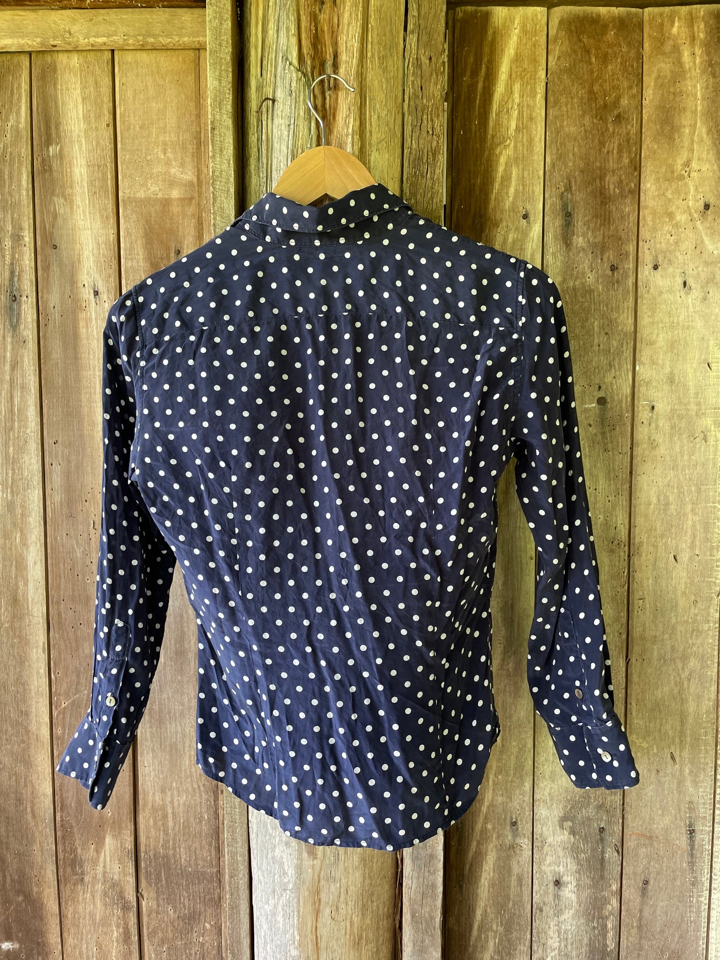 Satin polka dot shirt (8)