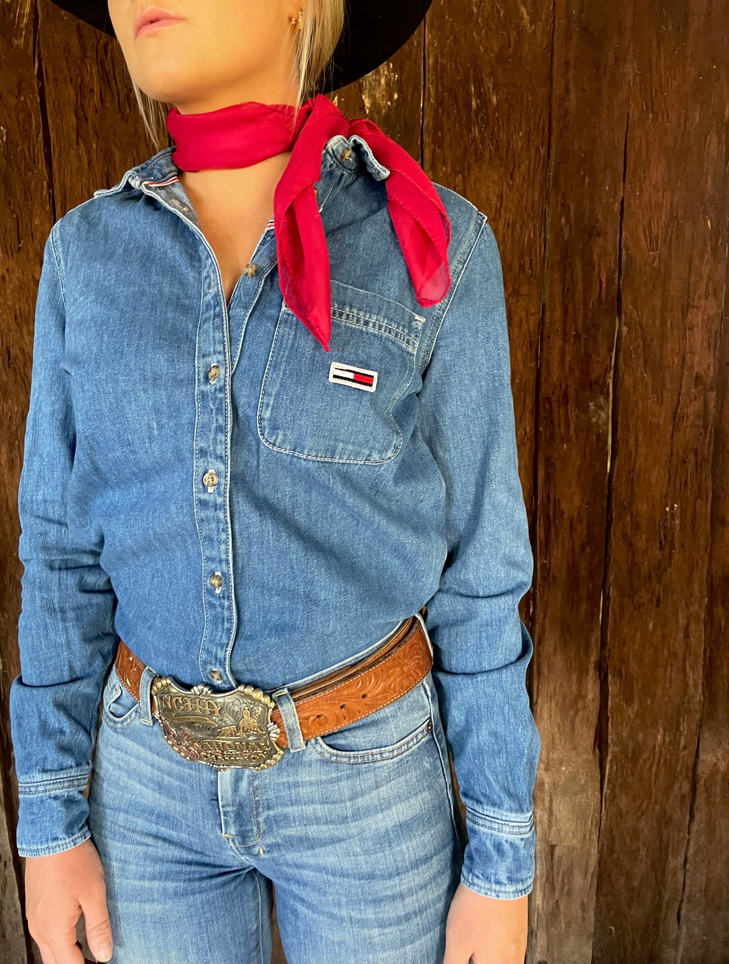 Denim Tommy Hilfiger shirt (S)