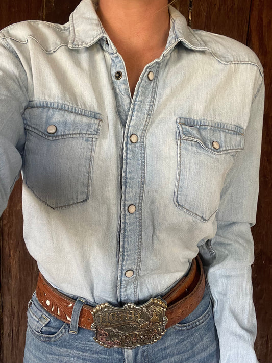 Denim Tommy Hilfiger shirt (S)