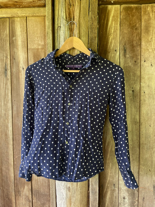 Satin polka dot shirt (8)